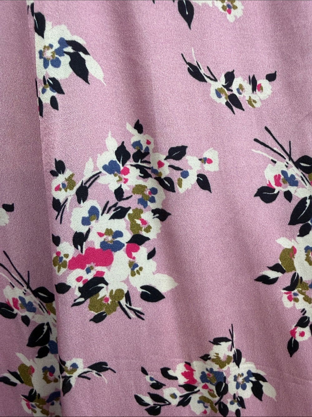 French Connection printed Pink button down dress - Picture 8 of 9